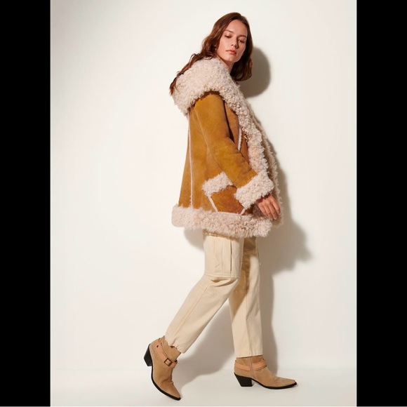 Overland Sheepskin Shearling Coat New - Picture 3 of 10